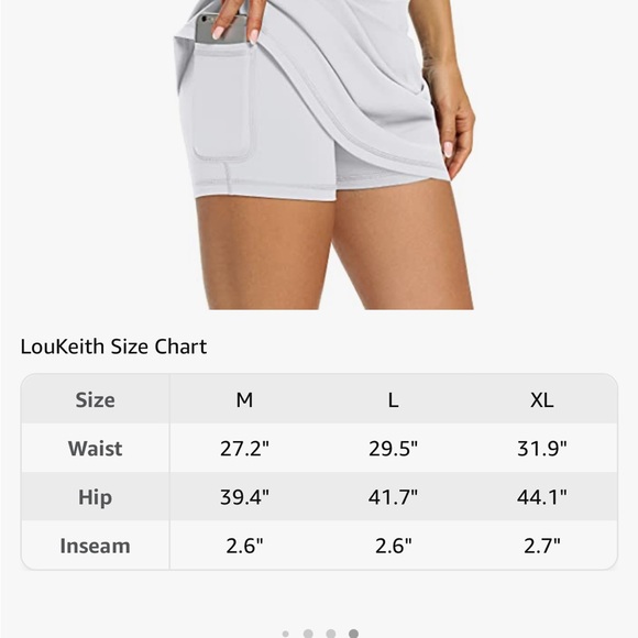 LouKeith tennis skirt - Picture 2 of 4